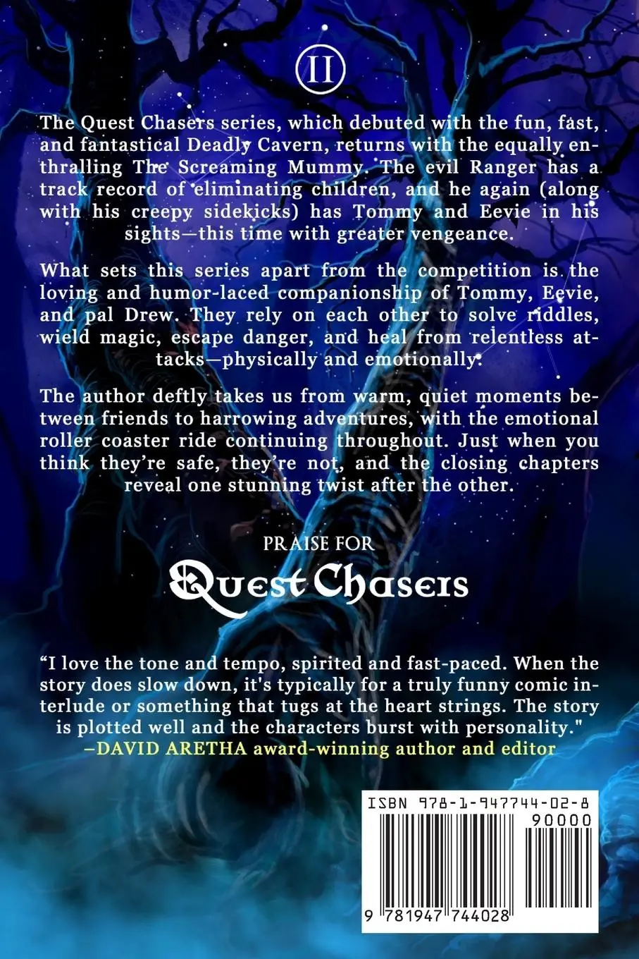 Rückseite: 9781947744028 | The Screaming Mummy (Book 2) | Quest Chasers | Lockhaven (u. a.)