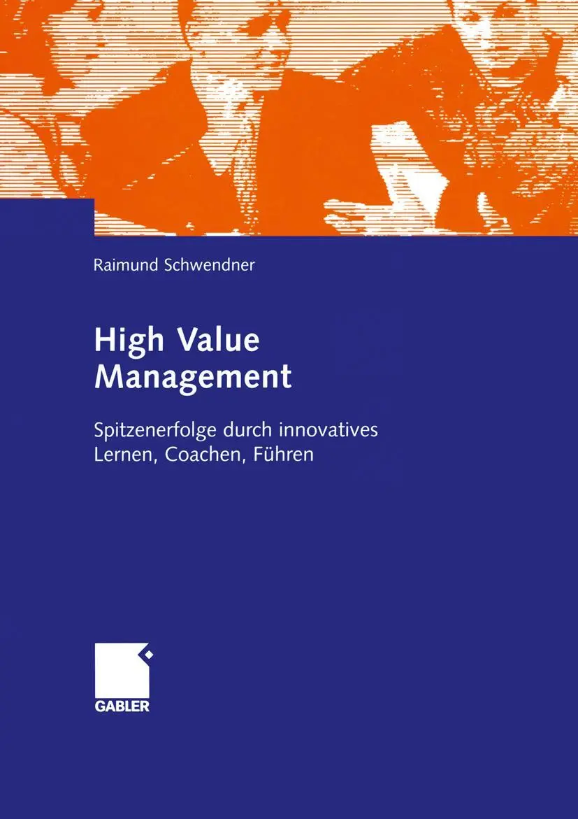 Cover: 9783322824028 | High Value Management | Raimund Schwendner | Taschenbuch | 317 S.