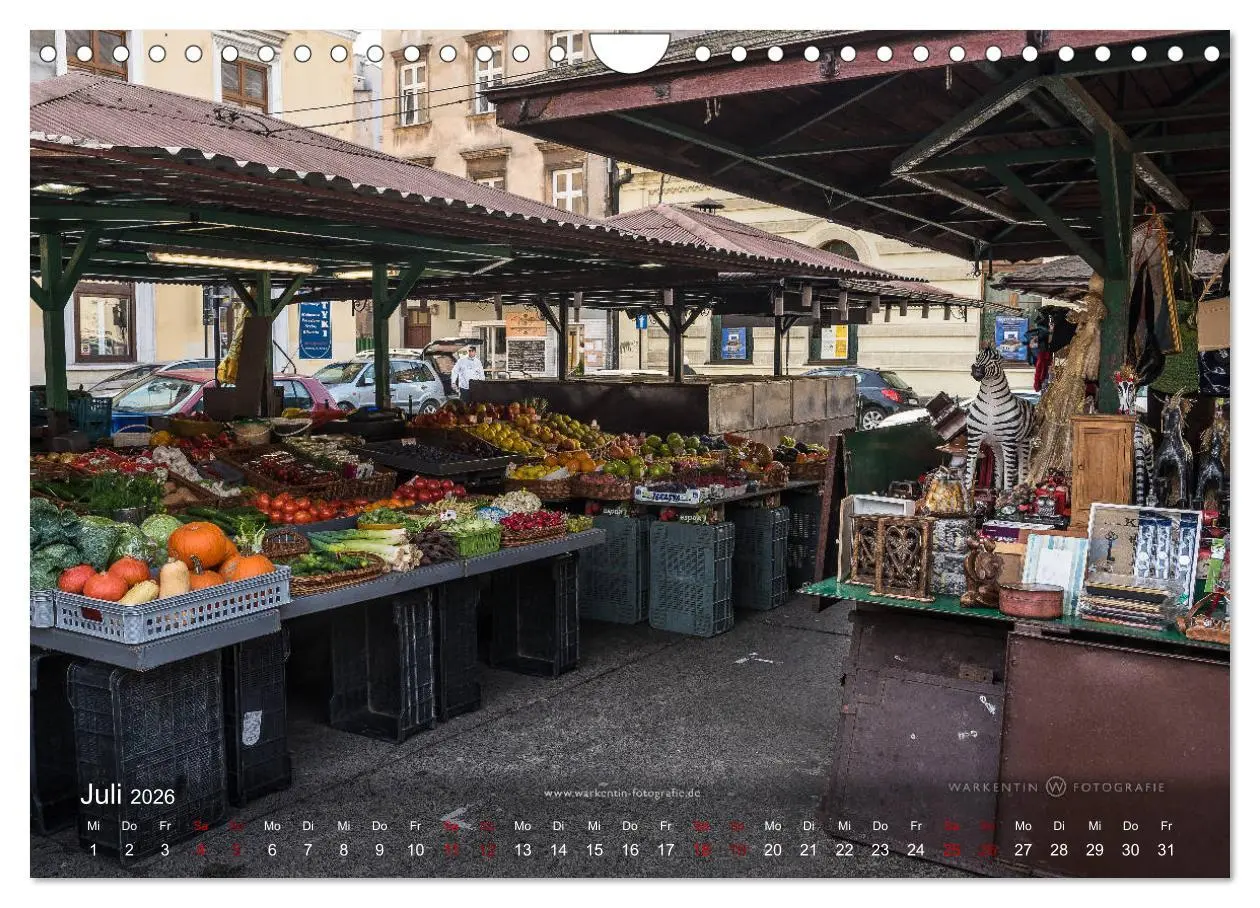 Bild: 9783457874028 | Krakau live (Wandkalender 2026 DIN A4 quer), CALVENDO Monatskalender