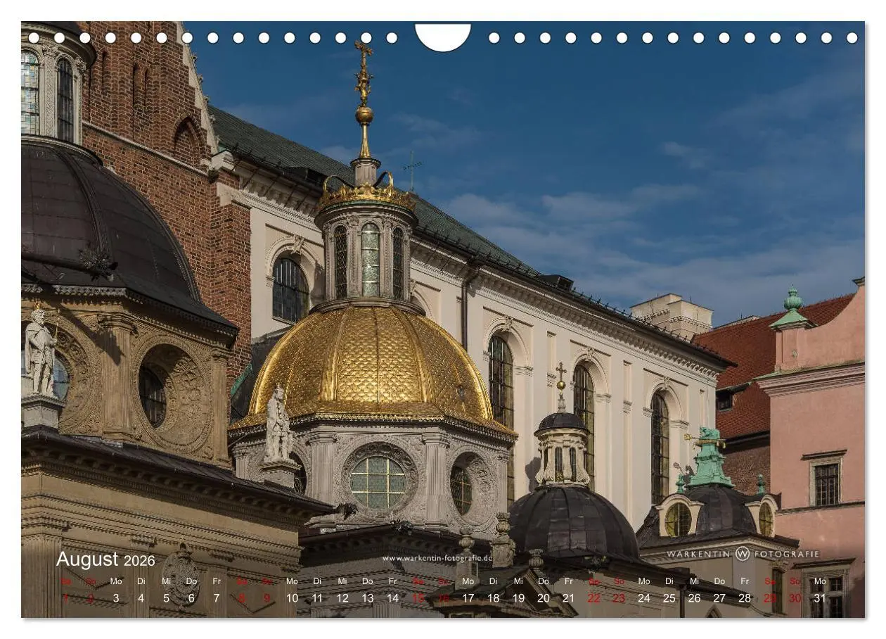Bild: 9783457874028 | Krakau live (Wandkalender 2026 DIN A4 quer), CALVENDO Monatskalender