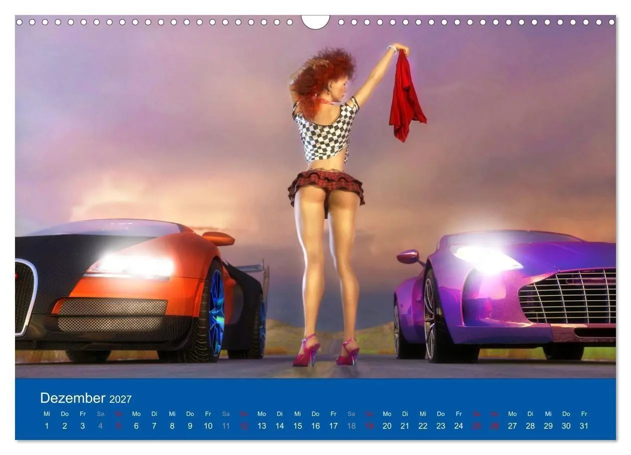 Bild: 9783569504028 | Freche Frauen und heiße Kisten (Wandkalender 2027 DIN A3 quer),...