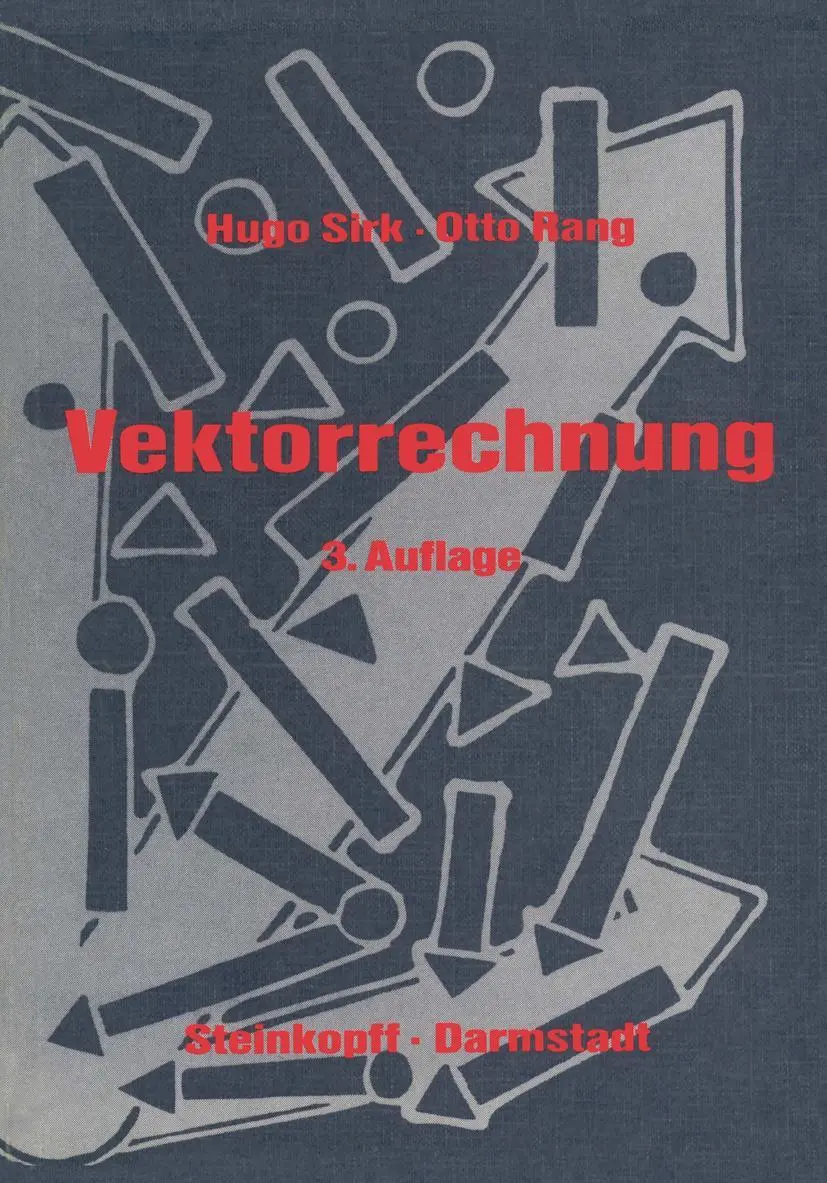 Cover: 9783798504028 | Einführung in die Vektorrechnung | Hugo Sirk | Taschenbuch | xii