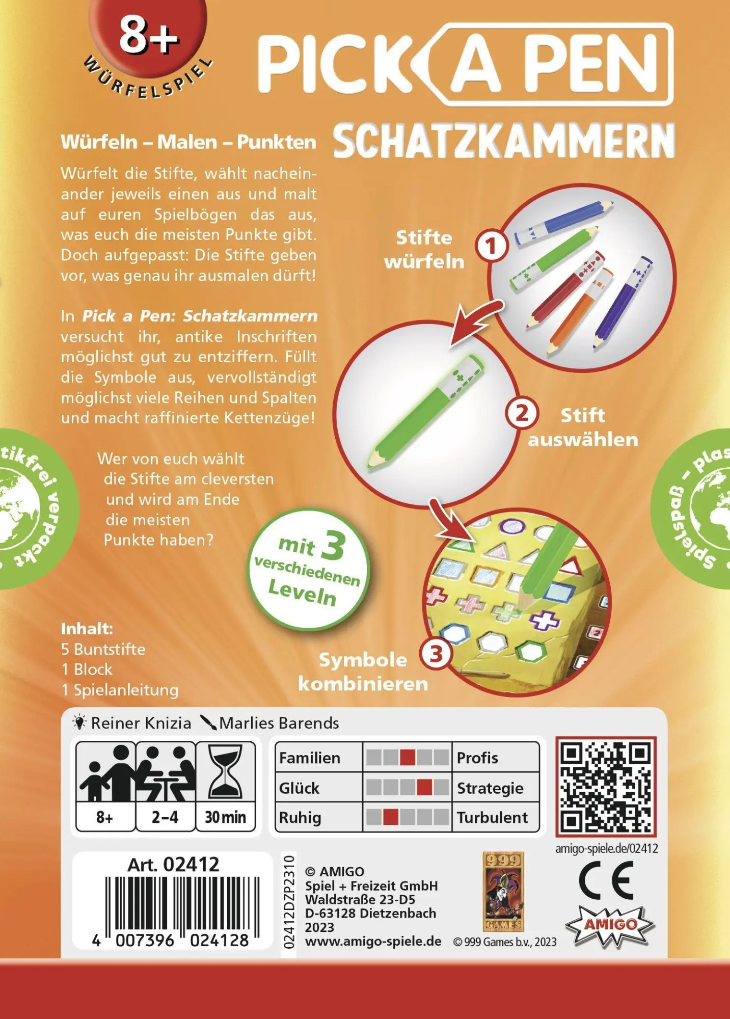 Bild: 4007396024128 | Pick a Pen: Schatzkammern | AMIGO - Familienspiel | Freizeit | Spiel
