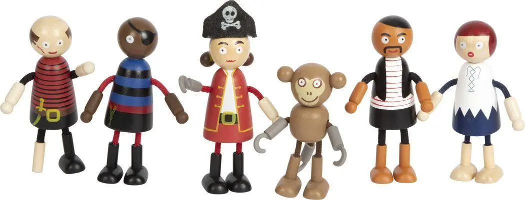 Cover: 4020972124128 | Biegepuppen Piraten Figuren | 12412 | Deutsch | 2023