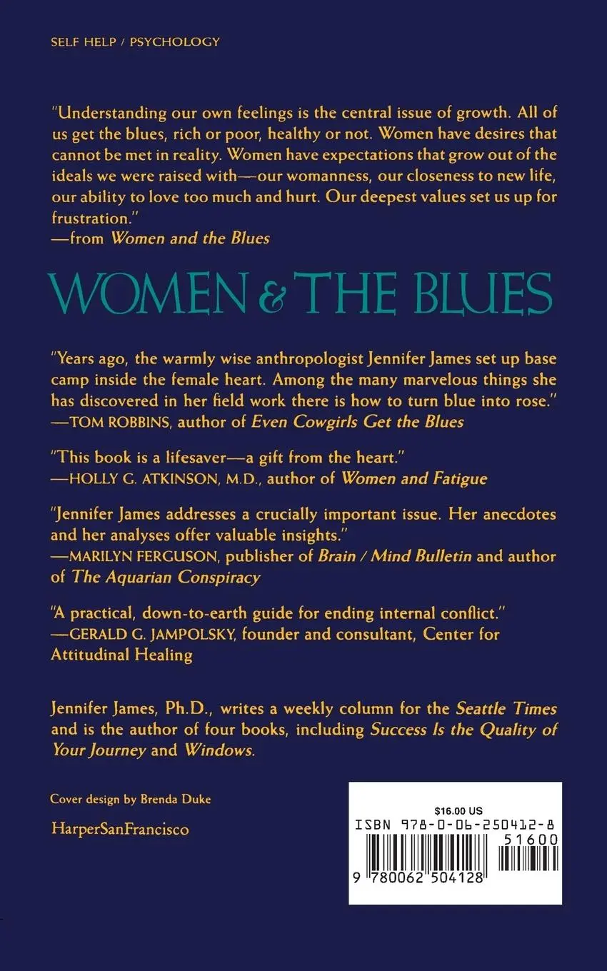 Rückseite: 9780062504128 | Women and the Blues | Jennifer James | Taschenbuch | Englisch | 1990
