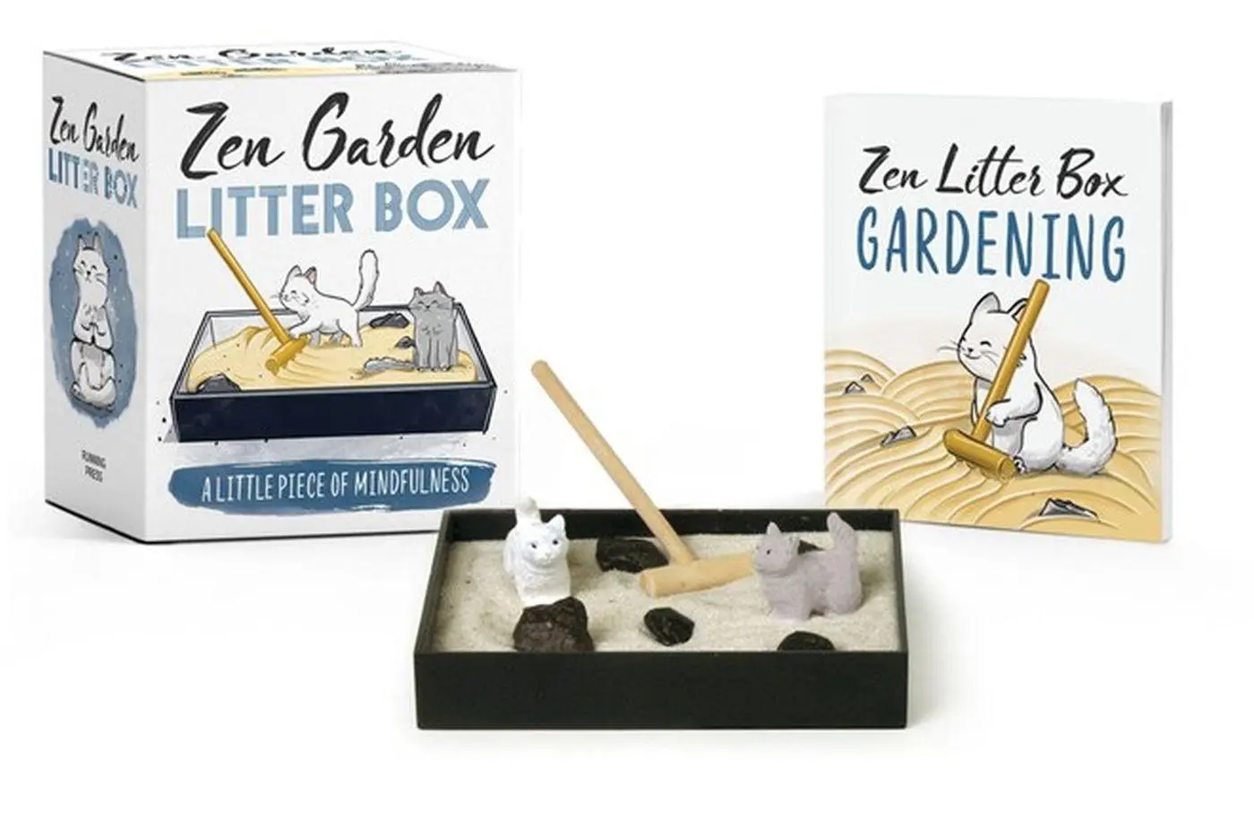 Cover: 9780762464128 | Zen Garden Litter Box: A Little Piece of Mindfulness | Sarah Royal