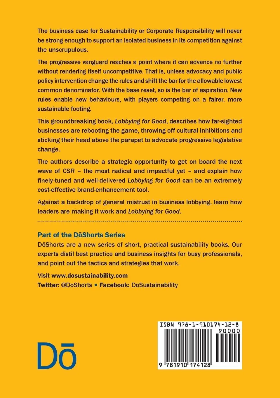 Rückseite: 9781910174128 | Lobbying for Good | Paul Monaghan (u. a.) | Taschenbuch | Englisch
