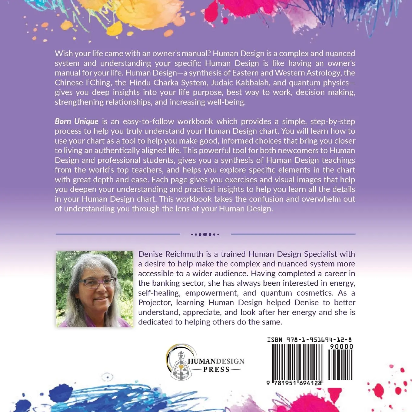 Rückseite: 9781951694128 | Born Unique | A Human Design Activity Book | Denise Reichmuth | Buch