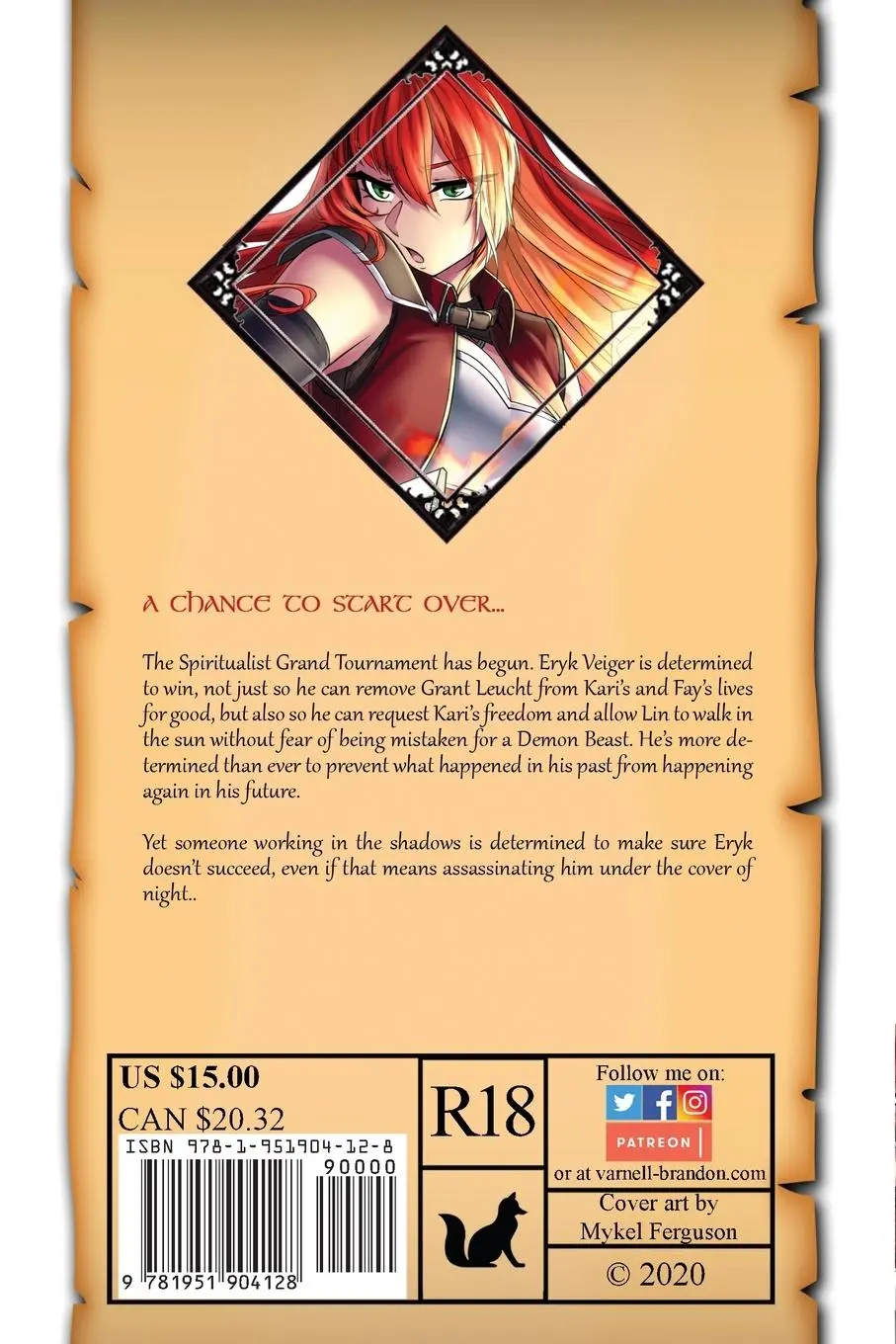 Rückseite: 9781951904128 | WIEDERGEBURT | Legend of the Reincarnated Warrior: Volume 4 | Varnell
