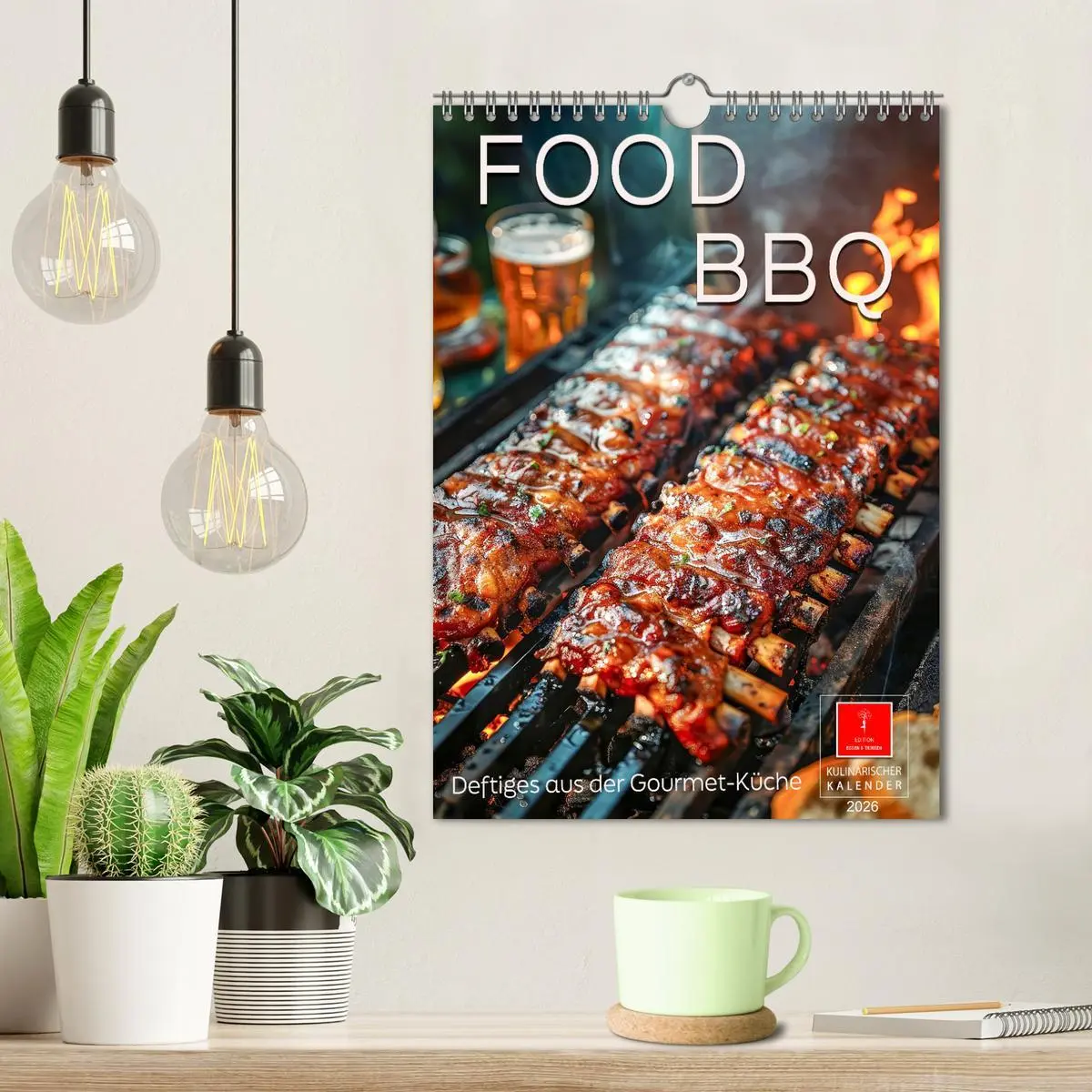 Bild: 9783516264128 | Food BBQ - Deftiges aus der Gourmet-Küche (Wandkalender 2026 DIN A4...