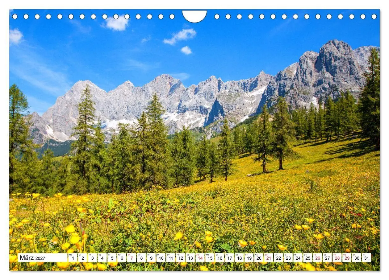 Bild: 9783569594128 | Ramsau am Dachstein (Wandkalender 2027 DIN A4 quer), CALVENDO...