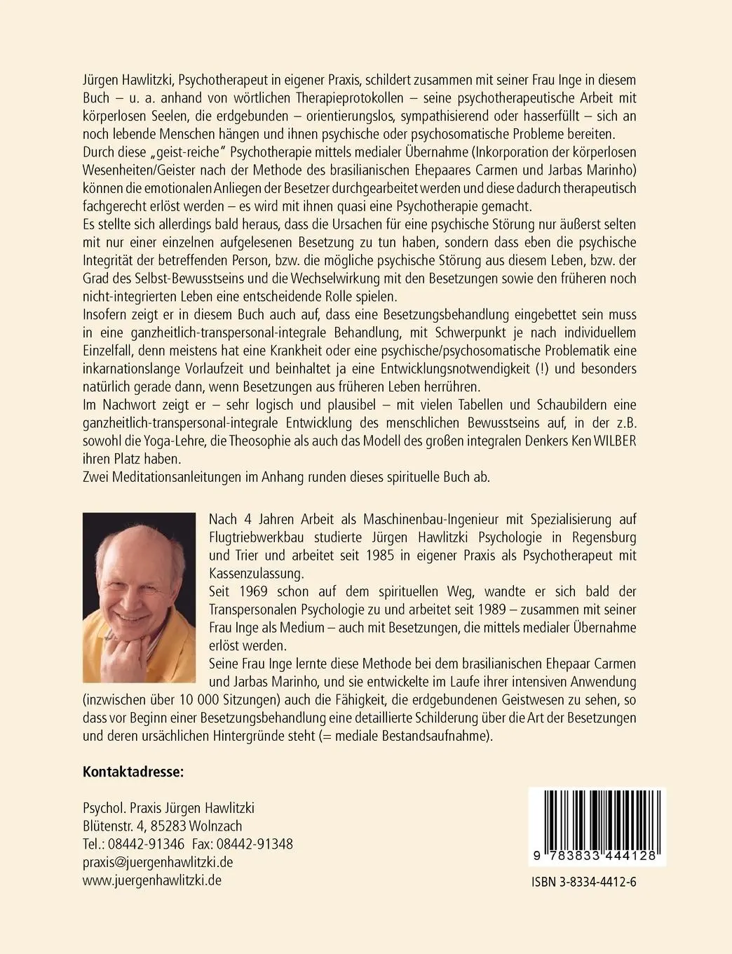 Rückseite: 9783833444128 | Besessenheit: Heilung von Besetzungen | Hilfe für erdgebundene Geister