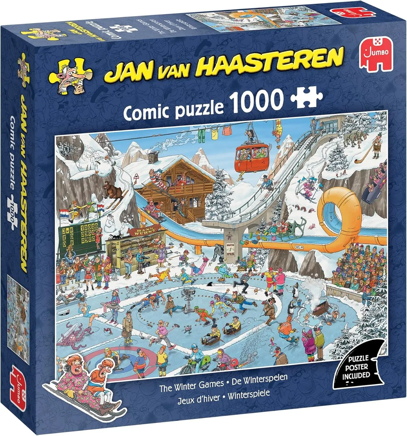 Cover: 8721017604228 | Haasteren - Winterspiele | Puzzle | Deutsch | 2025 | JUMBO Spiele GmbH
