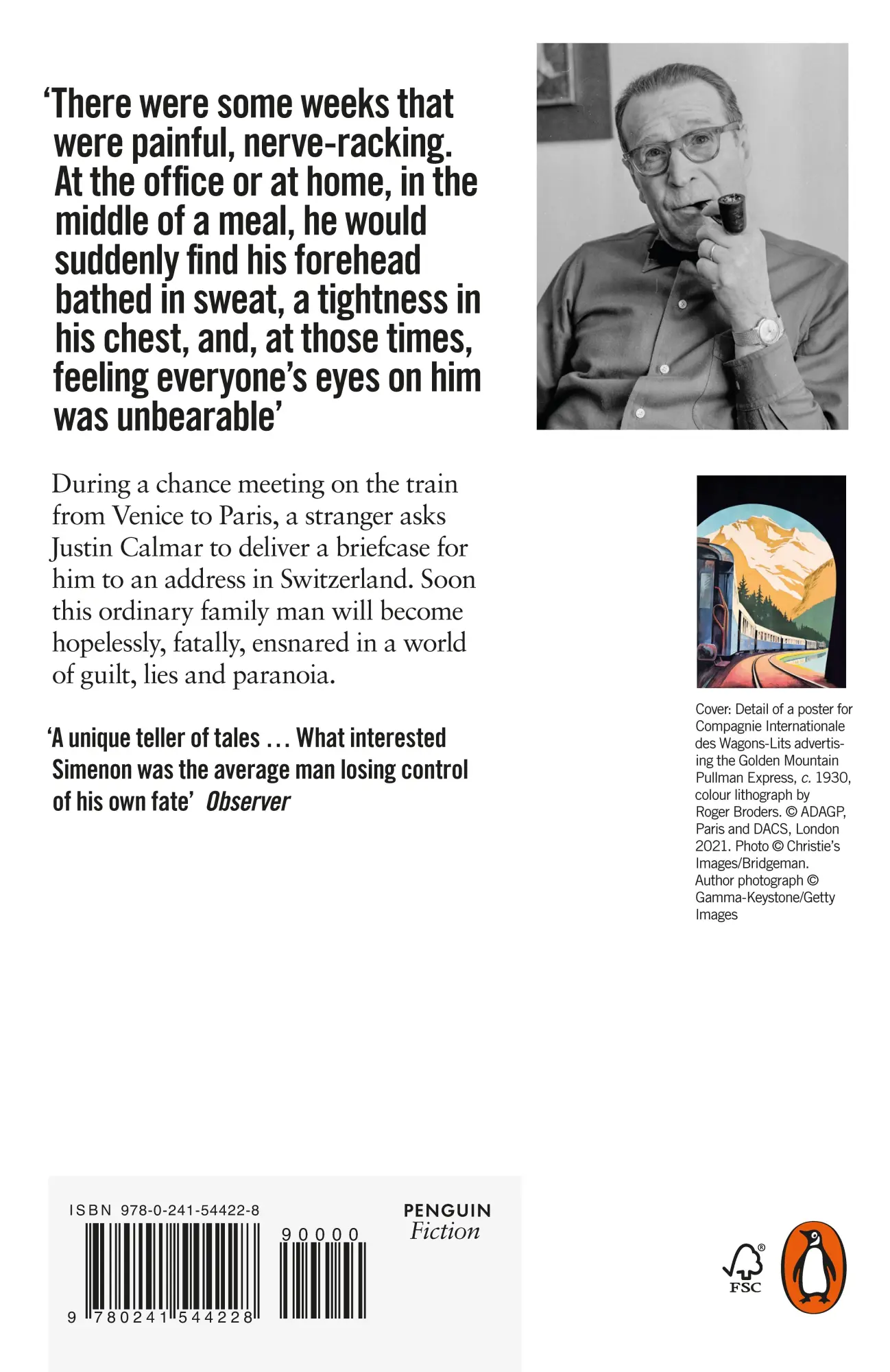 Rückseite: 9780241544228 | The Venice Train | Georges Simenon | Taschenbuch | Englisch | 2022