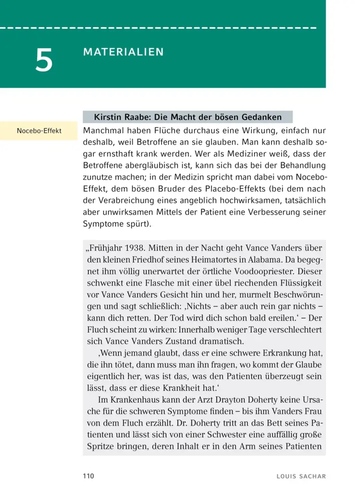 Bild: 9783129304228 | Löcher von Louis Sachar | Textanalyse und Interpretation | Sachar