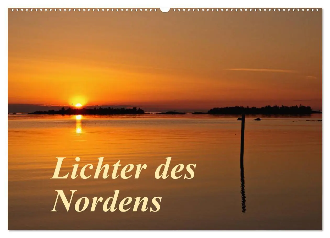 Cover: 9783435764228 | Lichter des Nordens (Wandkalender 2025 DIN A2 quer), CALVENDO...