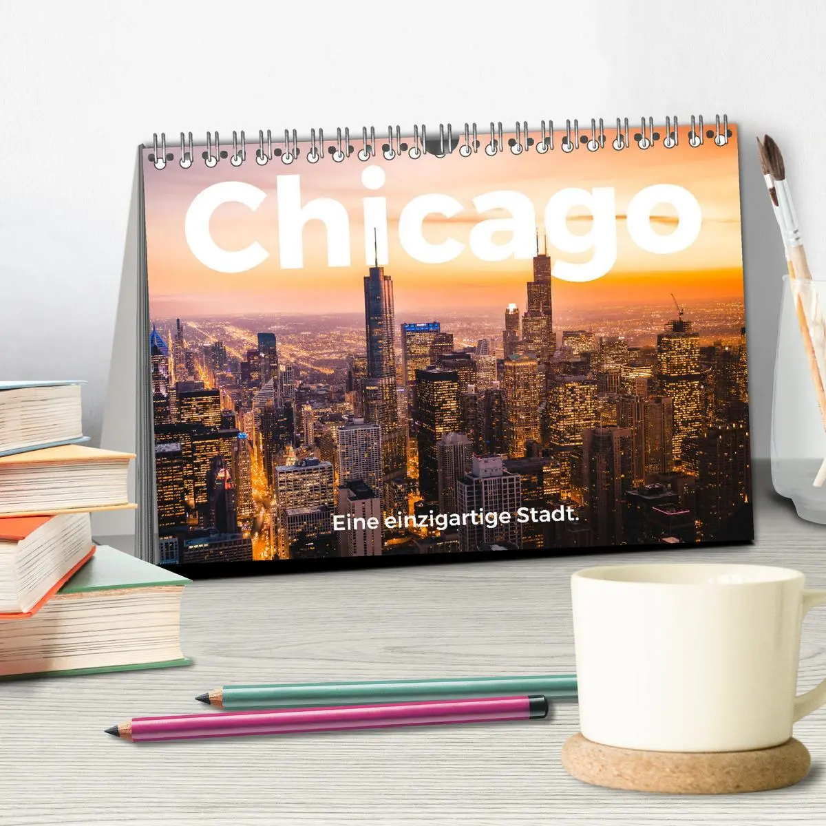 Bild: 9783457614228 | Chicago - Eine einzigartige Stadt. (Tischkalender 2026 DIN A5...
