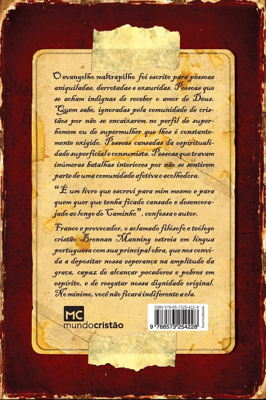 Rückseite: 9788573254228 | O evangelho maltrapilho | Brennan Manning | Taschenbuch | 2021
