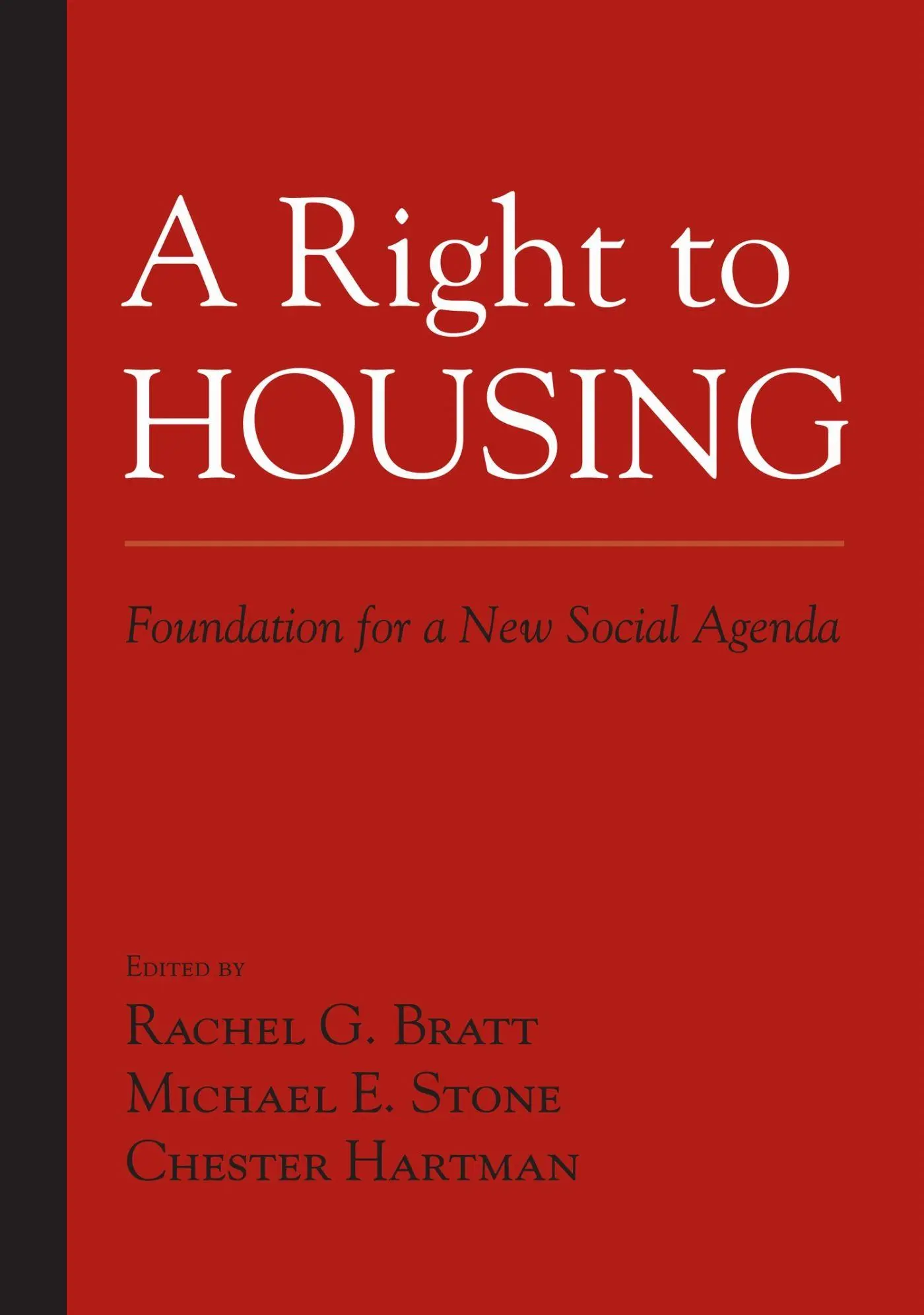 Cover: 9781592134328 | A Right to Housing | Foundation for a New Social Agenda | Taschenbuch