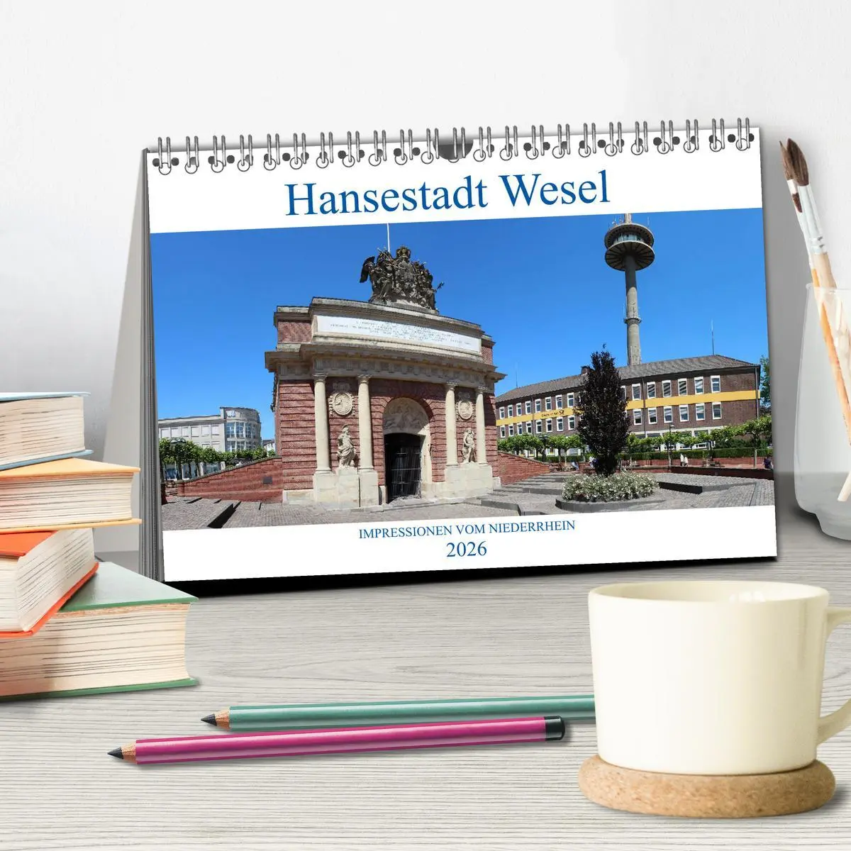 Bild: 9783457914328 | Hansestadt Wesel - Impressionen vom Niederrhein (Tischkalender 2026...