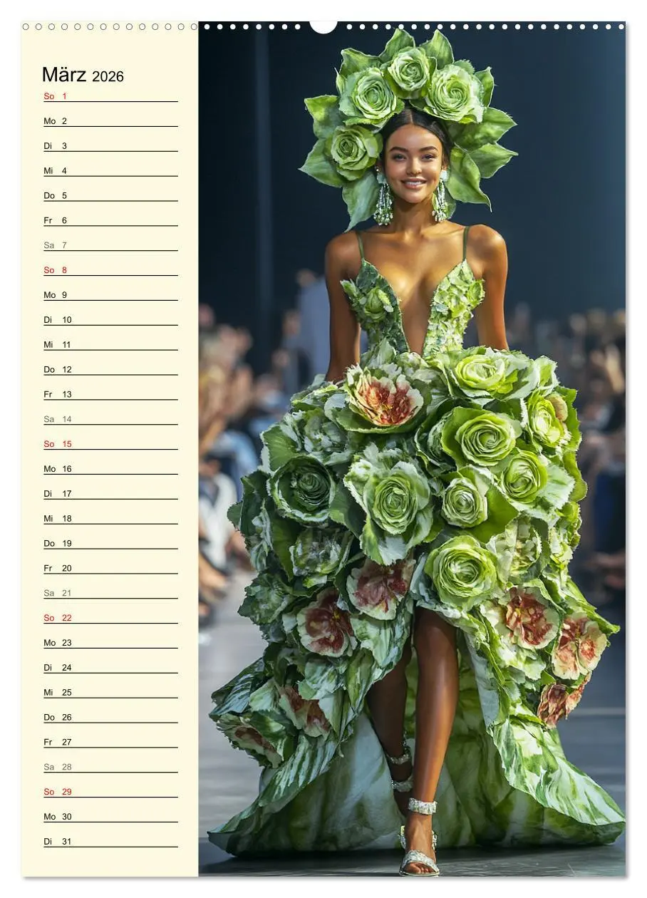 Bild: 9783516244328 | Blütenzauber. High Fashion auf dem Catwalk (hochwertiger Premium...