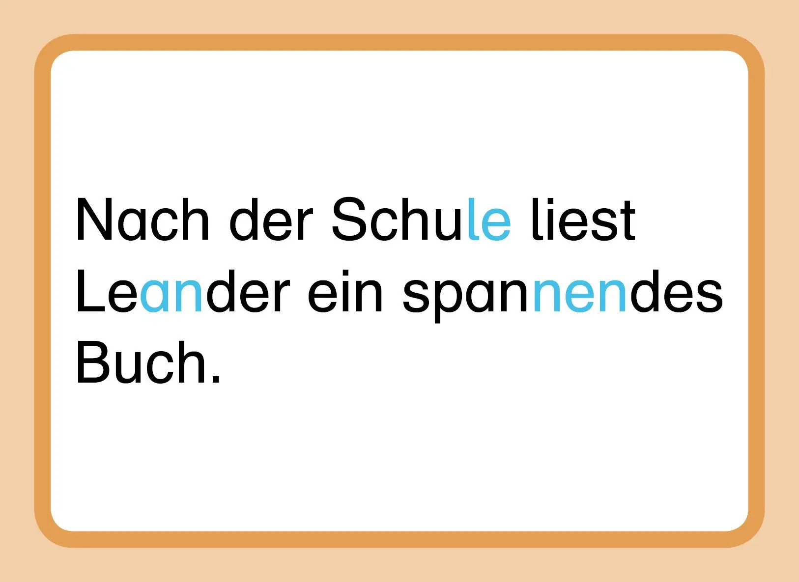 Bild: 9783946904328 | Ich kann Sätze lesen Teil 2 in Silbenschreibweise mit Dana und Leander