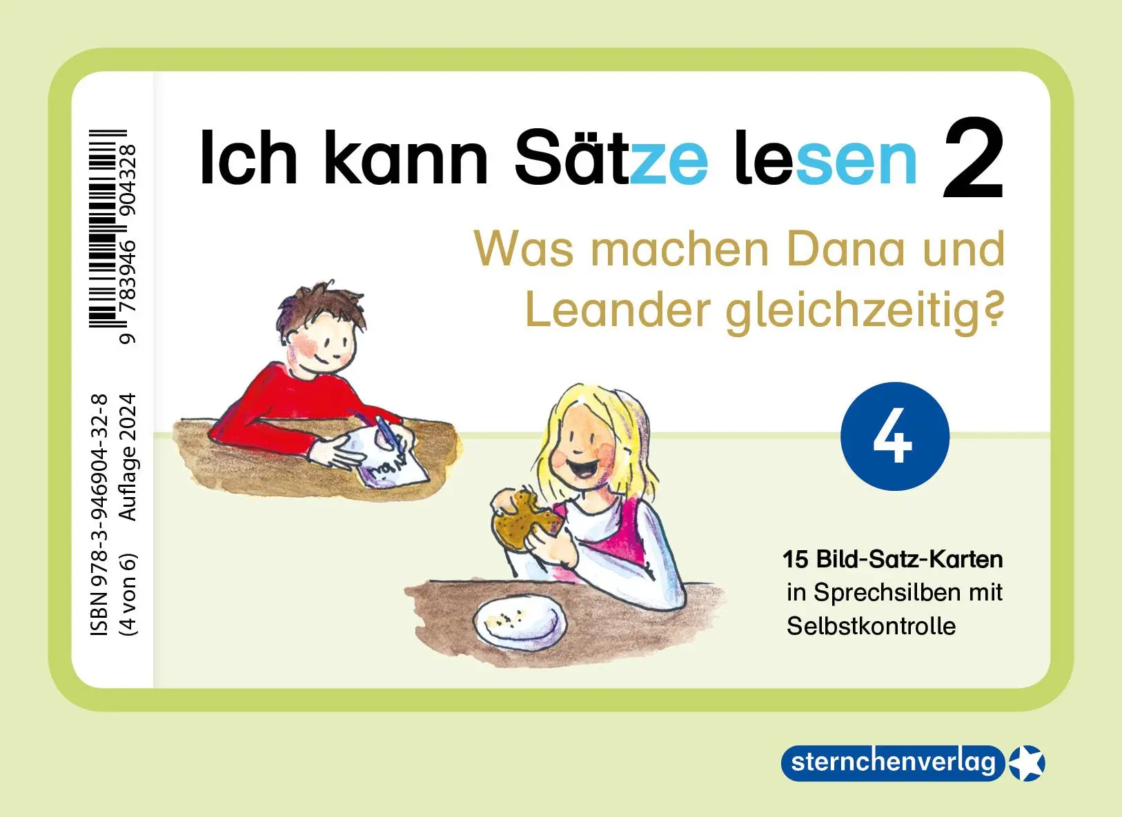 Bild: 9783946904328 | Ich kann Sätze lesen Teil 2 in Silbenschreibweise mit Dana und Leander