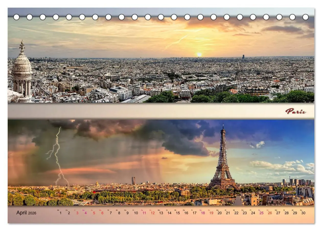 Bild: 9783457694428 | Europäische Metropolen - Panoramen (Tischkalender 2026 DIN A5...