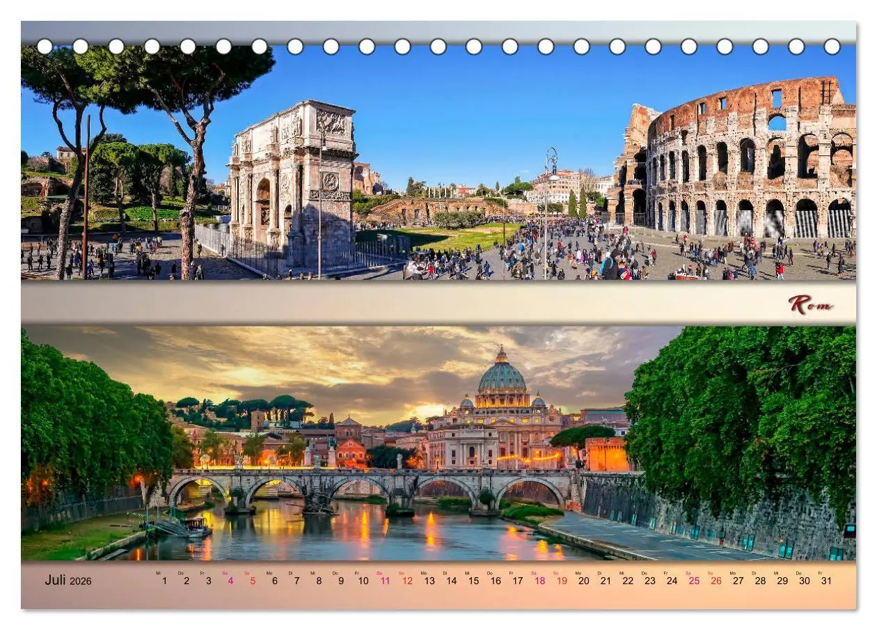 Bild: 9783457694428 | Europäische Metropolen - Panoramen (Tischkalender 2026 DIN A5...