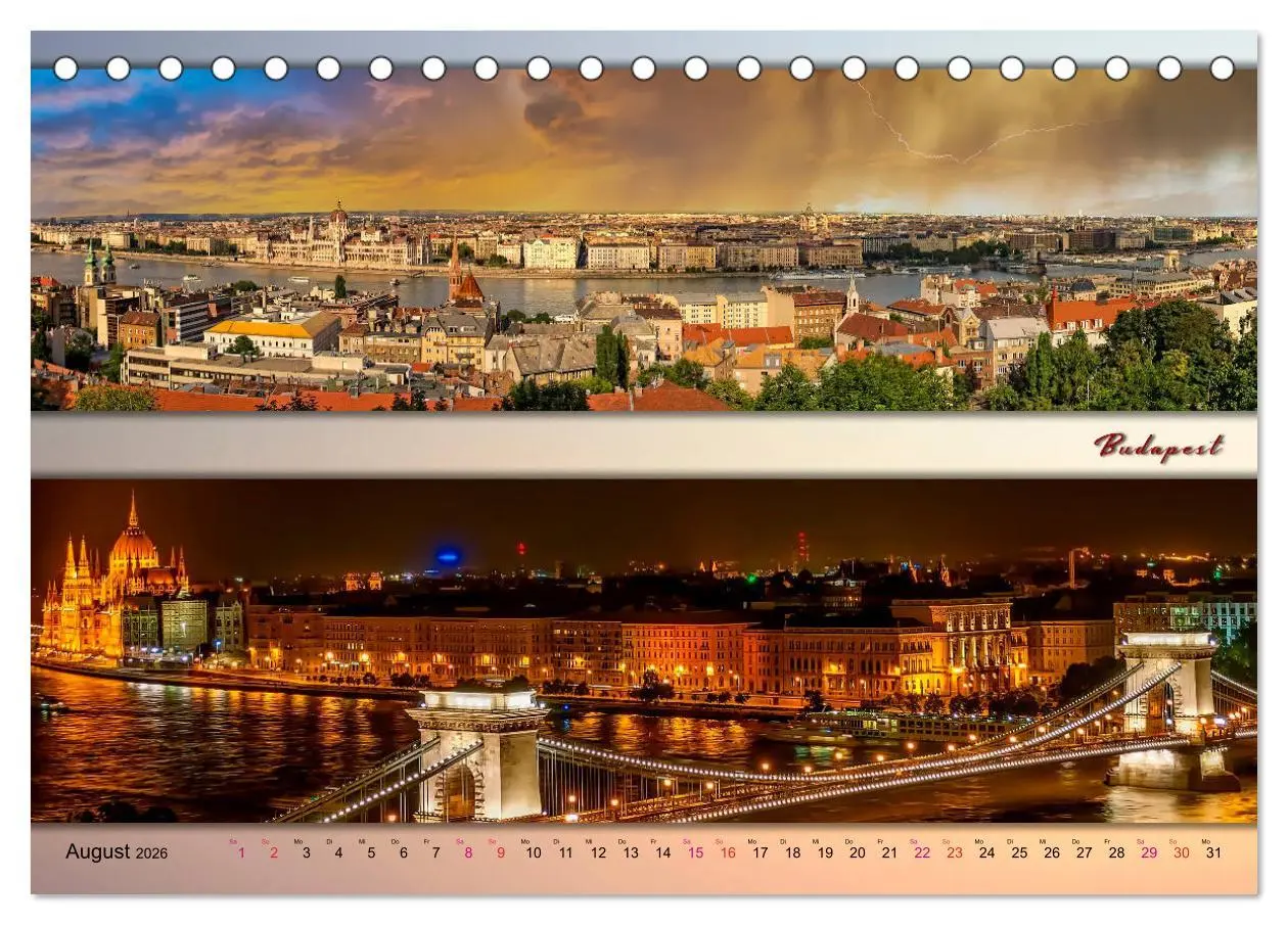 Bild: 9783457694428 | Europäische Metropolen - Panoramen (Tischkalender 2026 DIN A5...