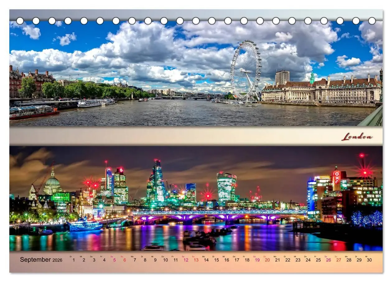 Bild: 9783457694428 | Europäische Metropolen - Panoramen (Tischkalender 2026 DIN A5...