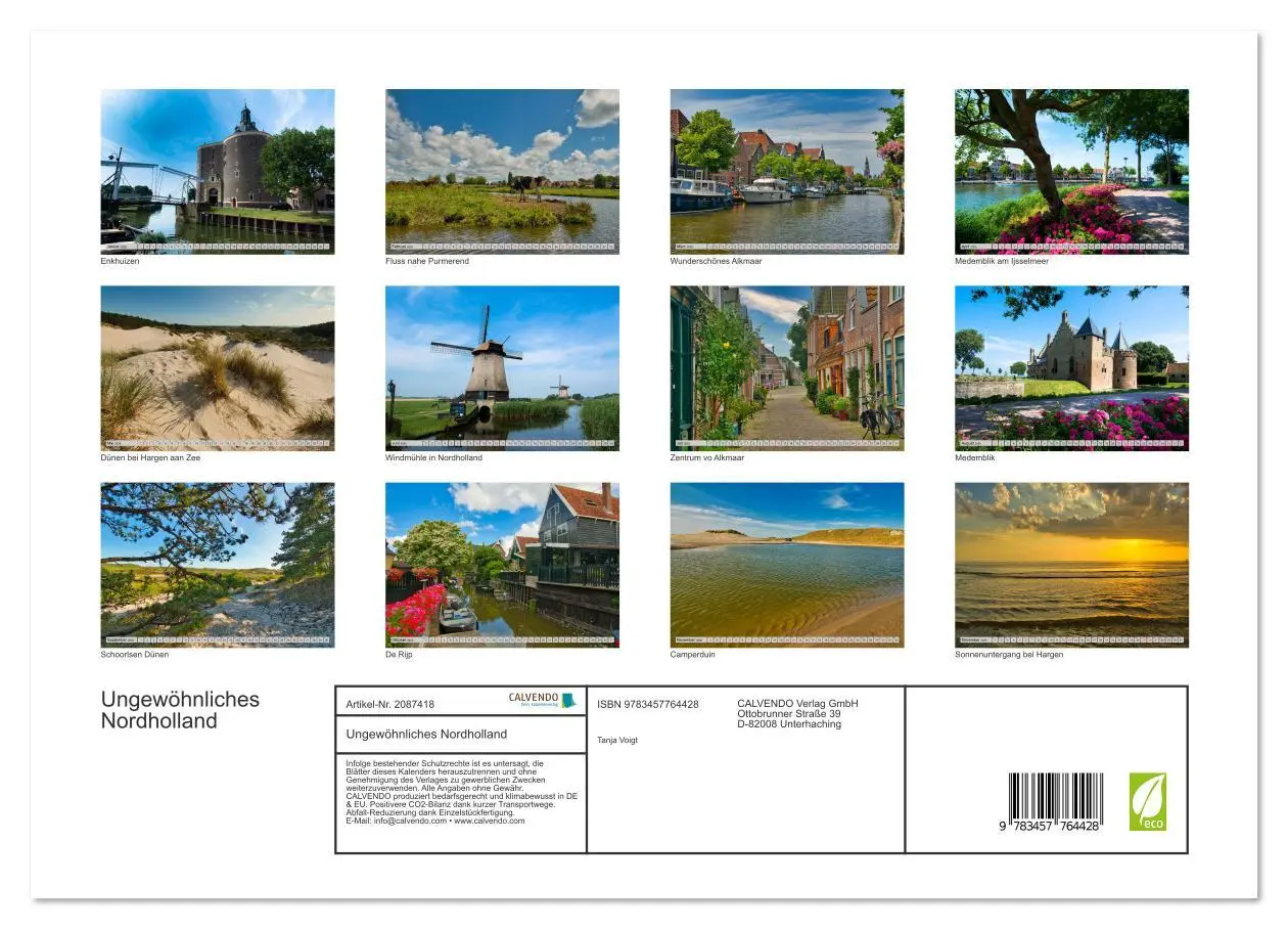 Bild: 9783457764428 | Ungewöhnliches Nordholland (hochwertiger Premium Wandkalender 2026...