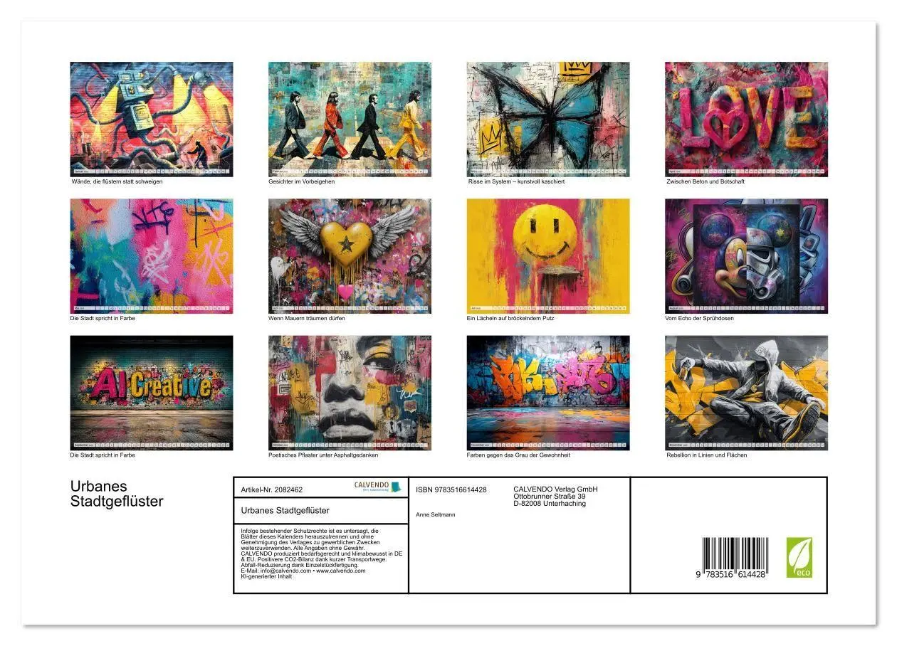 Bild: 9783516614428 | Urbanes Stadtgeflüster (hochwertiger Premium Wandkalender 2026 DIN...