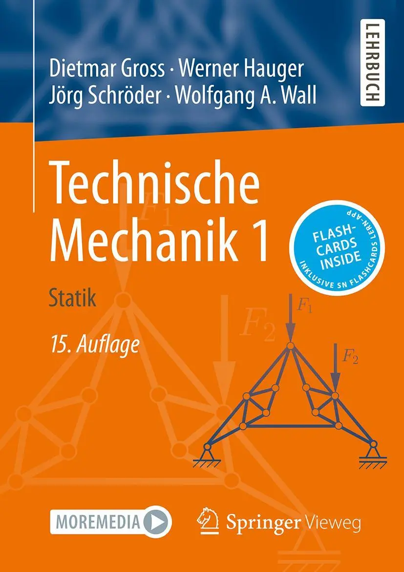 Cover: 9783662694428 | Technische Mechanik 1 | Statik | Dietmar Gross (u. a.) | Taschenbuch