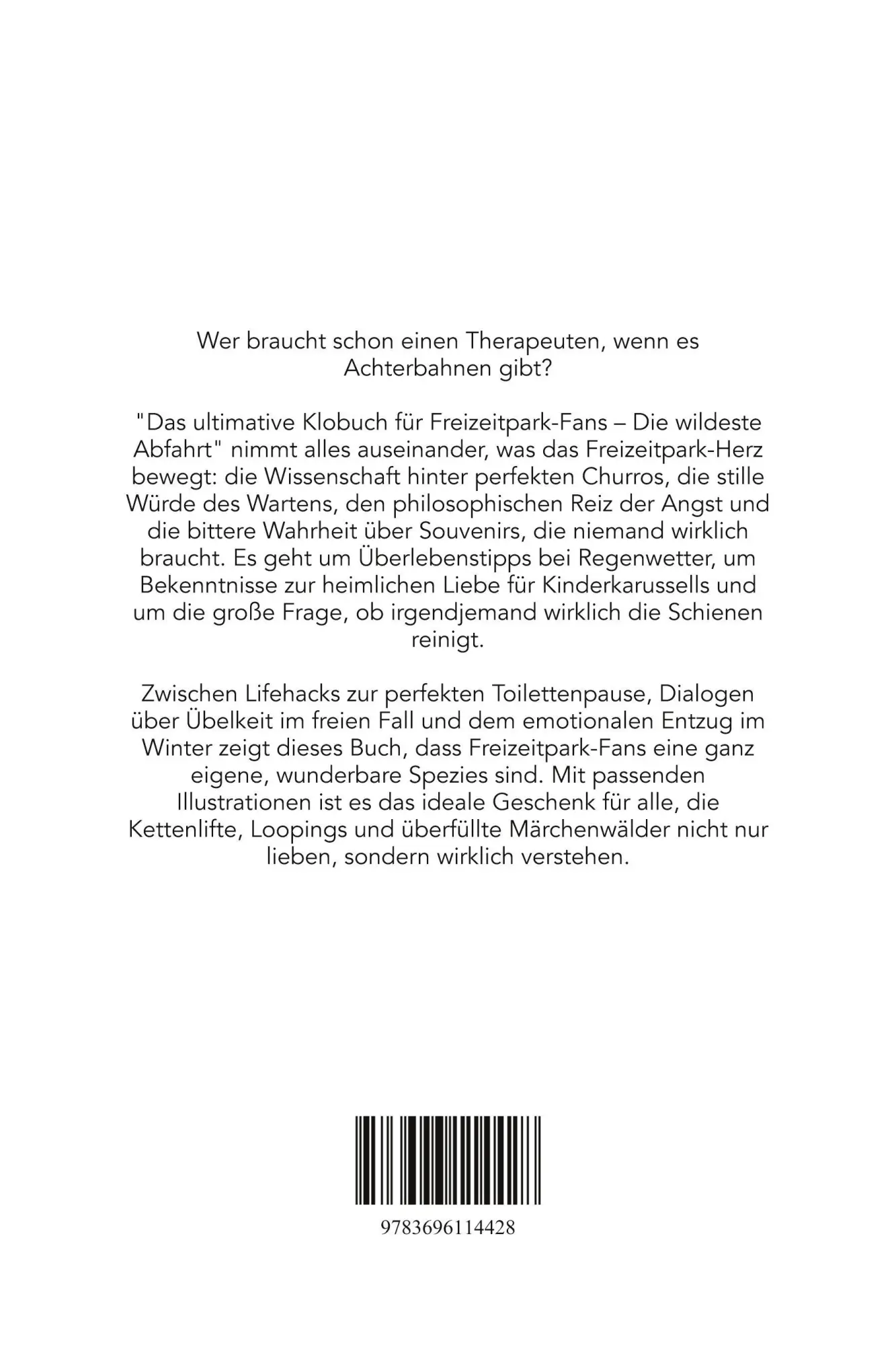 Rückseite: 9783696114428 | Das ultimative Klobuch für Freizeitpark-Fans | Die wildeste Abfahrt