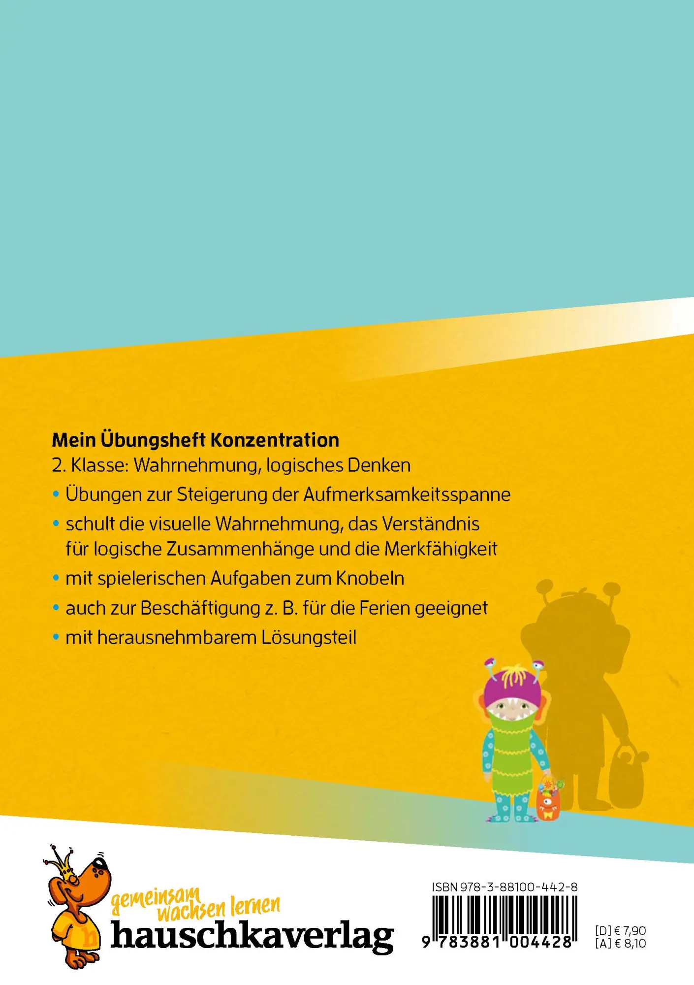Bild: 9783881004428 | Mein Übungsheft Konzentration 2. Klasse - Wahrnehmung, logisches...
