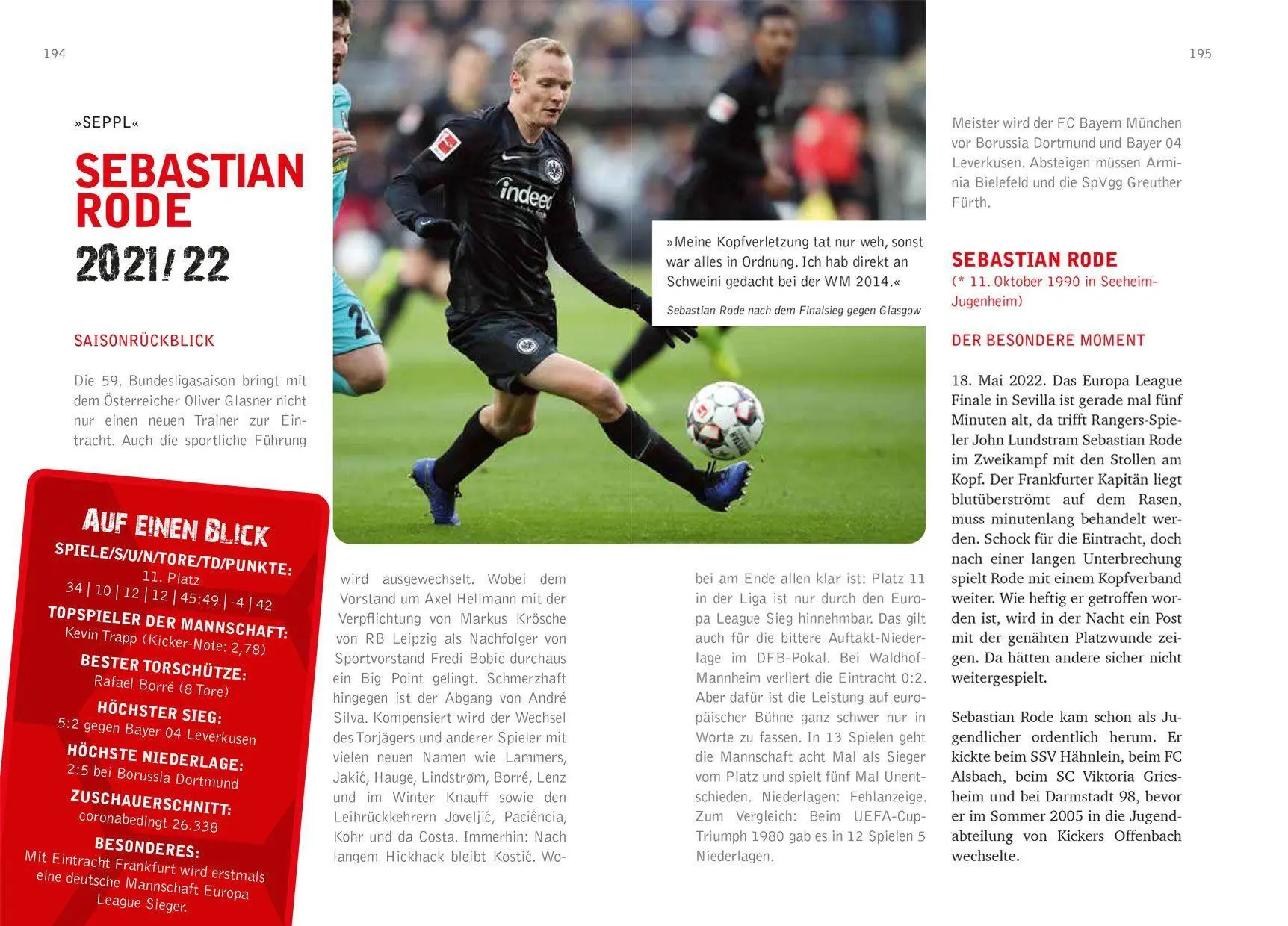 Bild: 9783955424428 | Legenden der Eintracht | 60 Spieler aus 60 Jahren Bundesliga | Buch