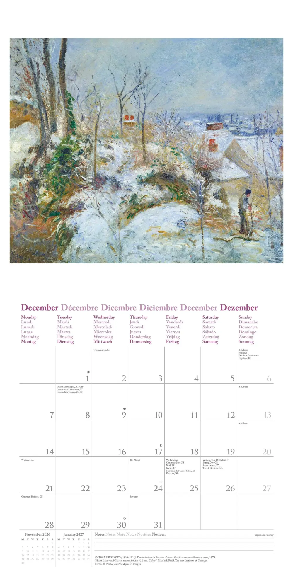 Bild: 4069095004528 | Impressionism 2026 - Wand-Kalender - Borschüren-Kalender - 30x30 -...