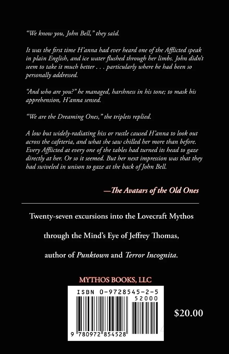 Rückseite: 9780972854528 | Unholy Dimensions | Jeffrey Thomas | Taschenbuch | Englisch | 2005