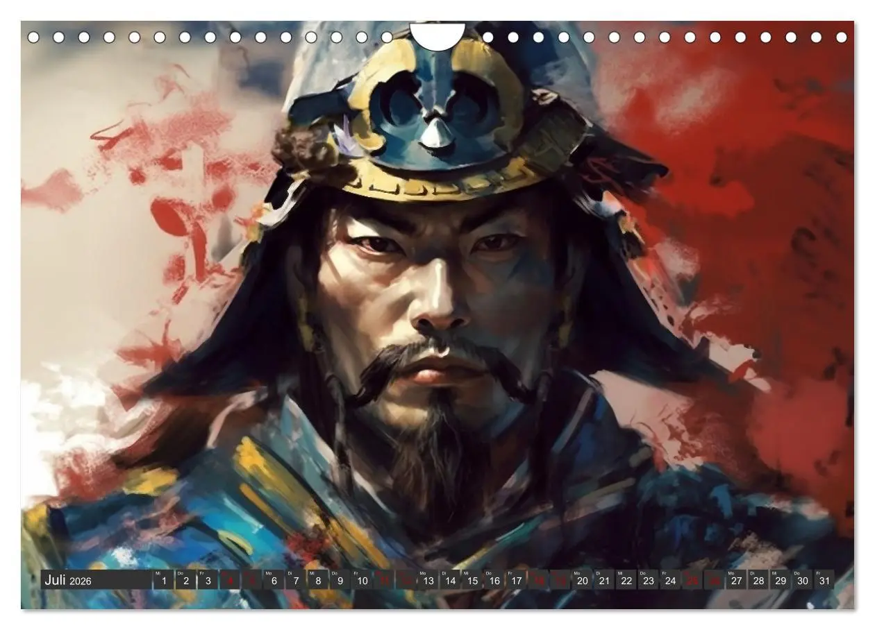 Bild: 9783457374528 | Samurai - ein Leben in Meditation (Wandkalender 2026 DIN A4 quer),...