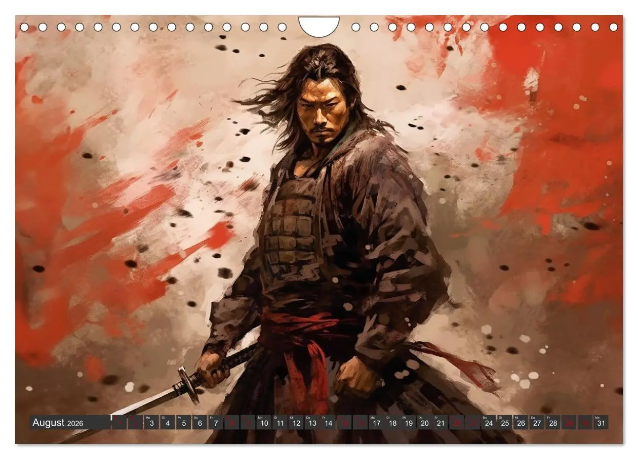 Bild: 9783457374528 | Samurai - ein Leben in Meditation (Wandkalender 2026 DIN A4 quer),...