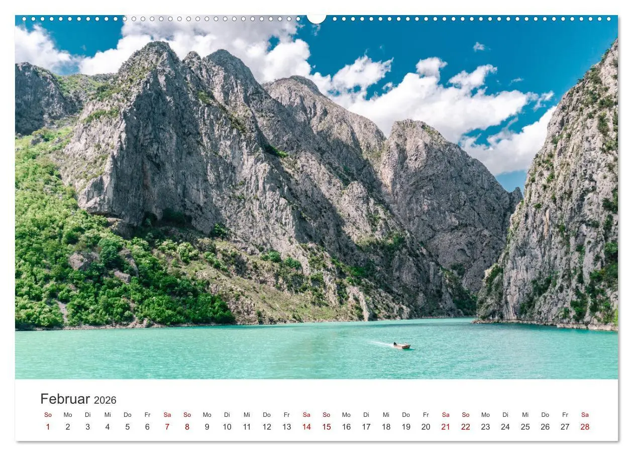 Bild: 9783457444528 | Albanien - Traumhafte Natur (hochwertiger Premium Wandkalender 2026...