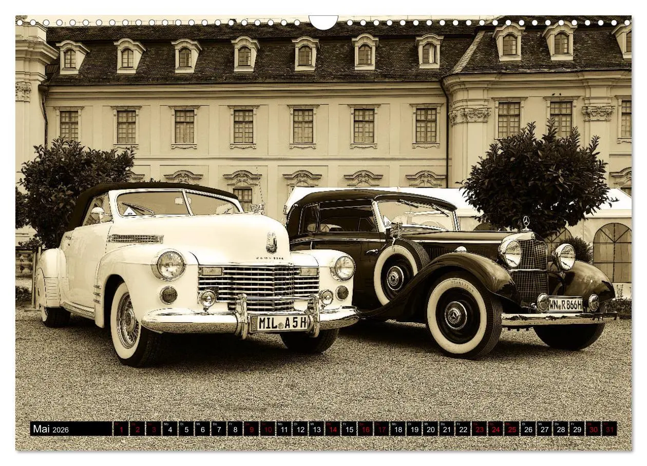 Bild: 9783457684528 | Klassische Automobile (Wandkalender 2026 DIN A3 quer), CALVENDO...