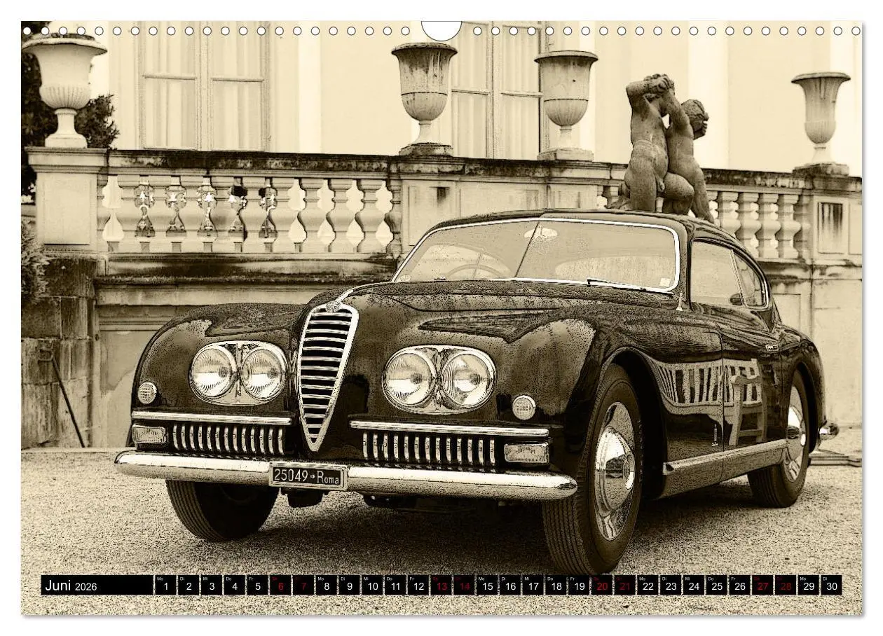 Bild: 9783457684528 | Klassische Automobile (Wandkalender 2026 DIN A3 quer), CALVENDO...