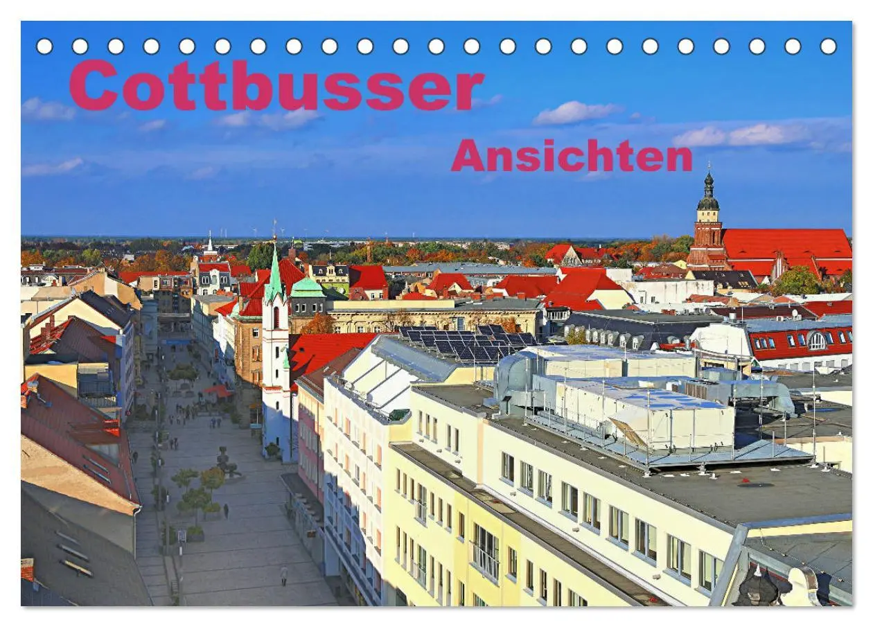 Cover: 9783516154528 | Cottbusser Ansichten (Tischkalender 2026 DIN A5 quer), CALVENDO...