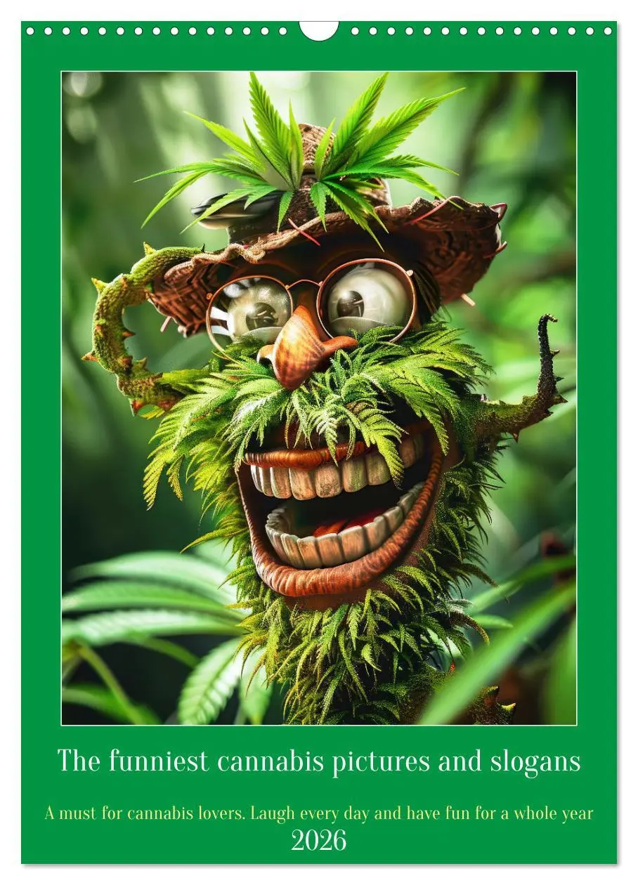 Cover: 9783516534528 | The funniest cannabis pictures and slogans (Wall Calendar 2026 DIN...