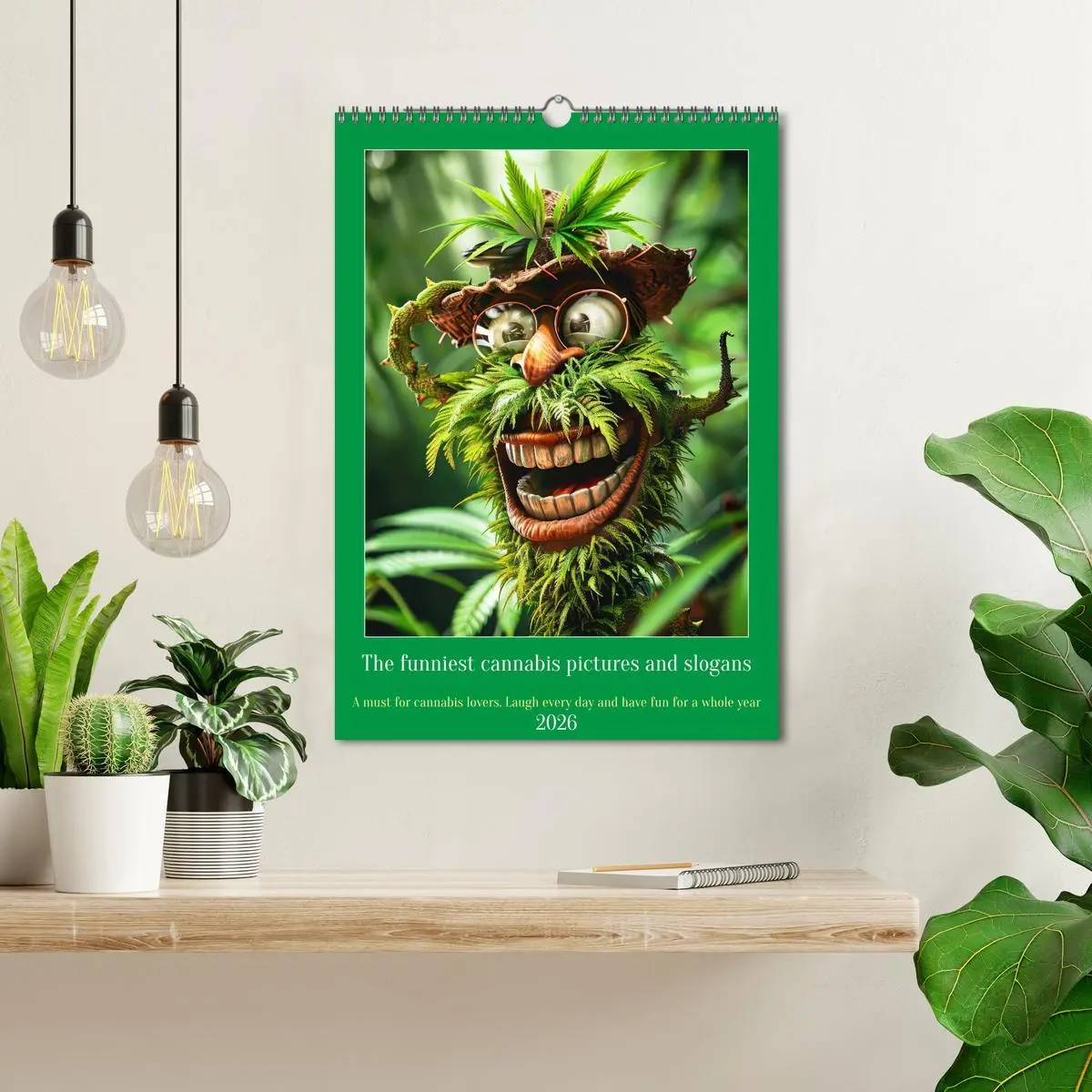 Bild: 9783516534528 | The funniest cannabis pictures and slogans (Wall Calendar 2026 DIN...