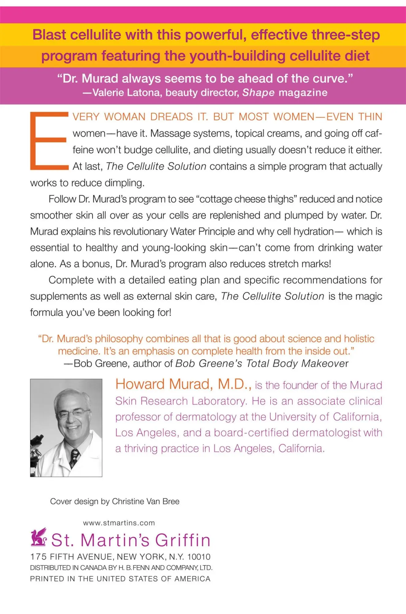Rückseite: 9780312334628 | The Cellulite Solution | Howard Murad | Taschenbuch | Englisch | 2005