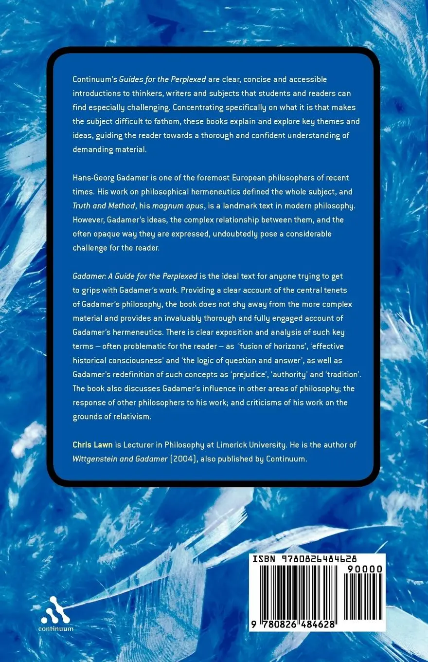 Rückseite: 9780826484628 | Gadamer | A Guide for the Perplexed | Chris Lawn | Taschenbuch | 2006