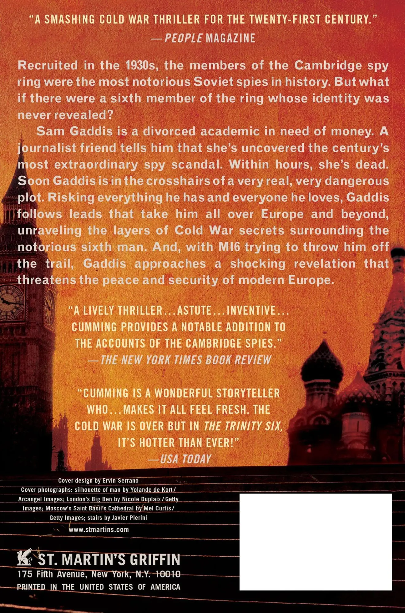 Rückseite: 9781250004628 | The Trinity Six | Charles Cumming | Taschenbuch | Englisch | 2012